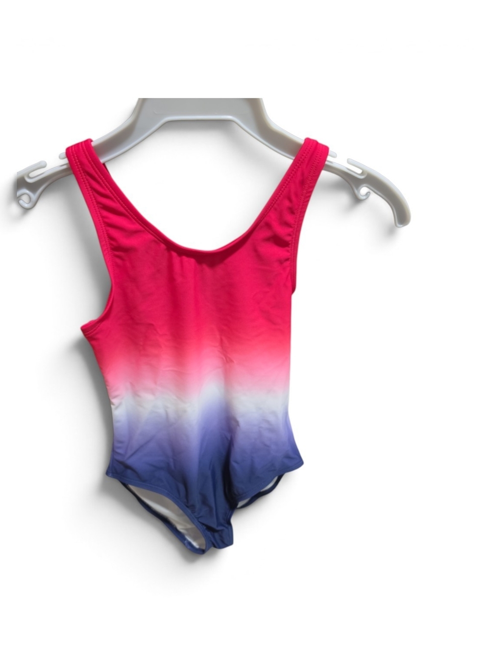 Kanu Surf Girls Ombre One-Piece Swimsuit - Pink, White & Blue